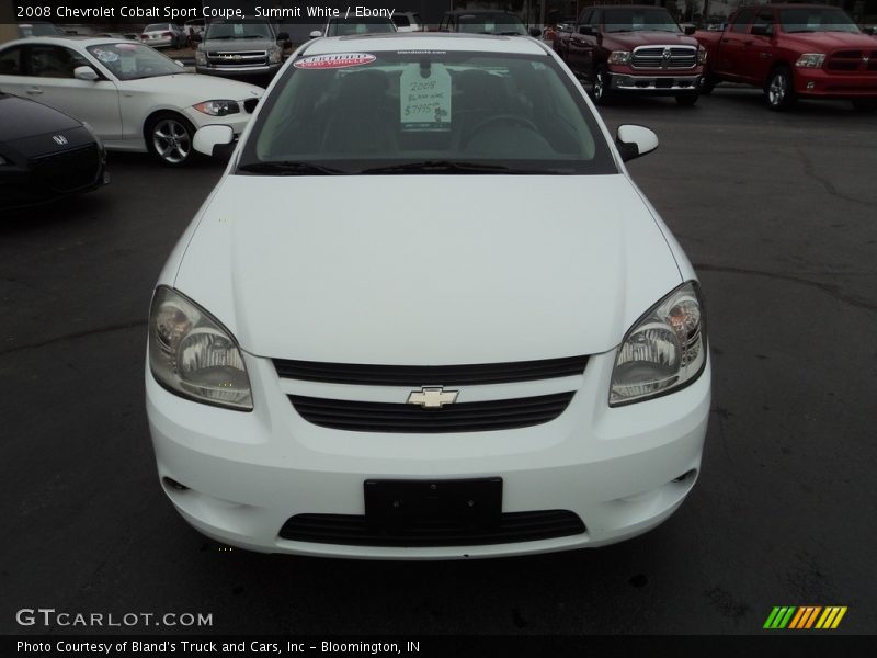 Summit White / Ebony 2008 Chevrolet Cobalt Sport Coupe