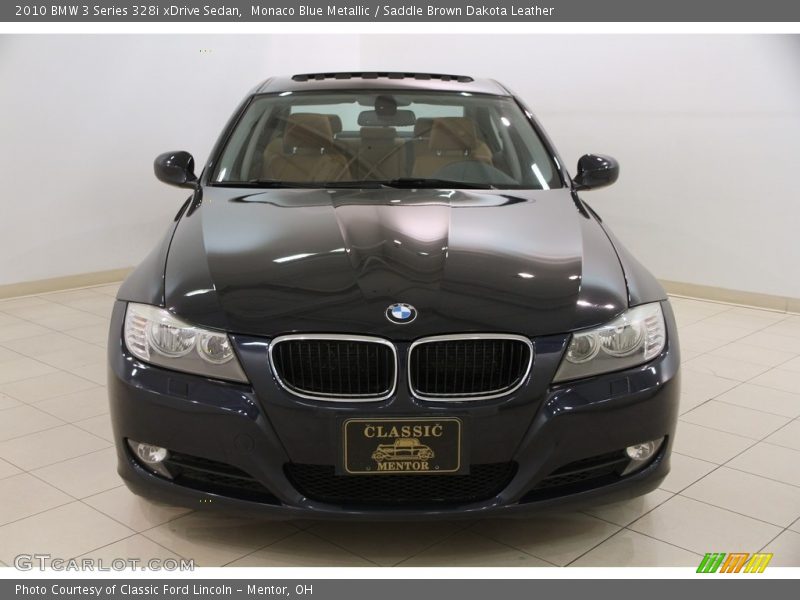 Monaco Blue Metallic / Saddle Brown Dakota Leather 2010 BMW 3 Series 328i xDrive Sedan