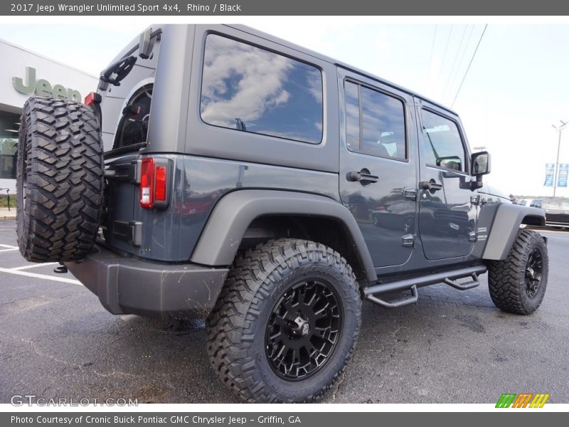 Rhino / Black 2017 Jeep Wrangler Unlimited Sport 4x4