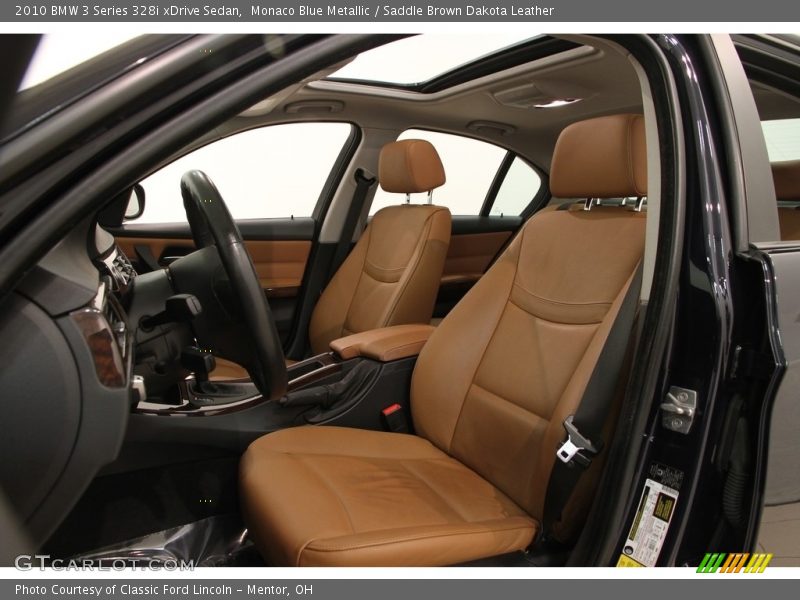 Monaco Blue Metallic / Saddle Brown Dakota Leather 2010 BMW 3 Series 328i xDrive Sedan