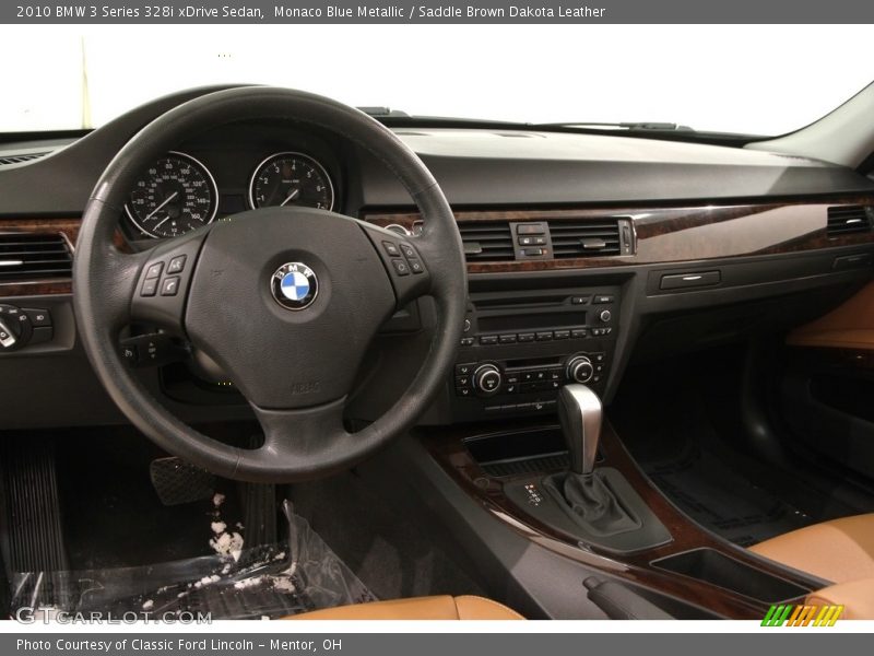 Monaco Blue Metallic / Saddle Brown Dakota Leather 2010 BMW 3 Series 328i xDrive Sedan