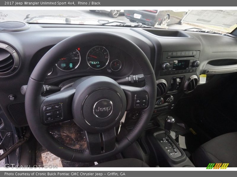 Rhino / Black 2017 Jeep Wrangler Unlimited Sport 4x4