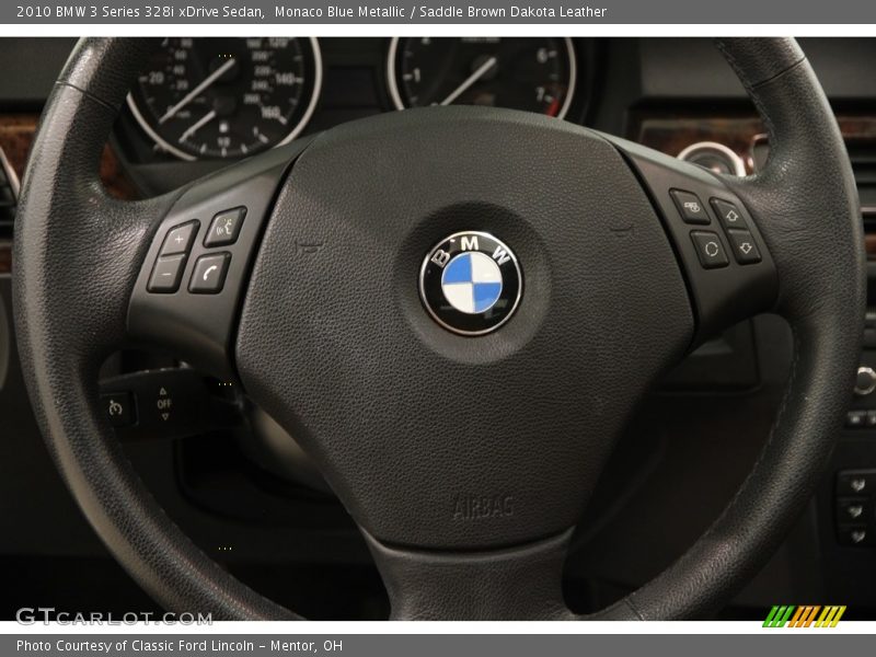 Monaco Blue Metallic / Saddle Brown Dakota Leather 2010 BMW 3 Series 328i xDrive Sedan