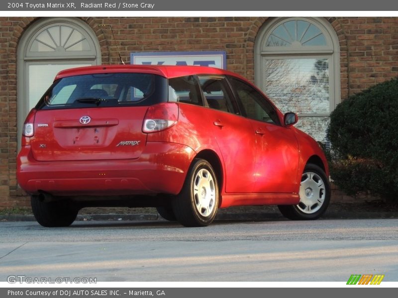 Radiant Red / Stone Gray 2004 Toyota Matrix XR