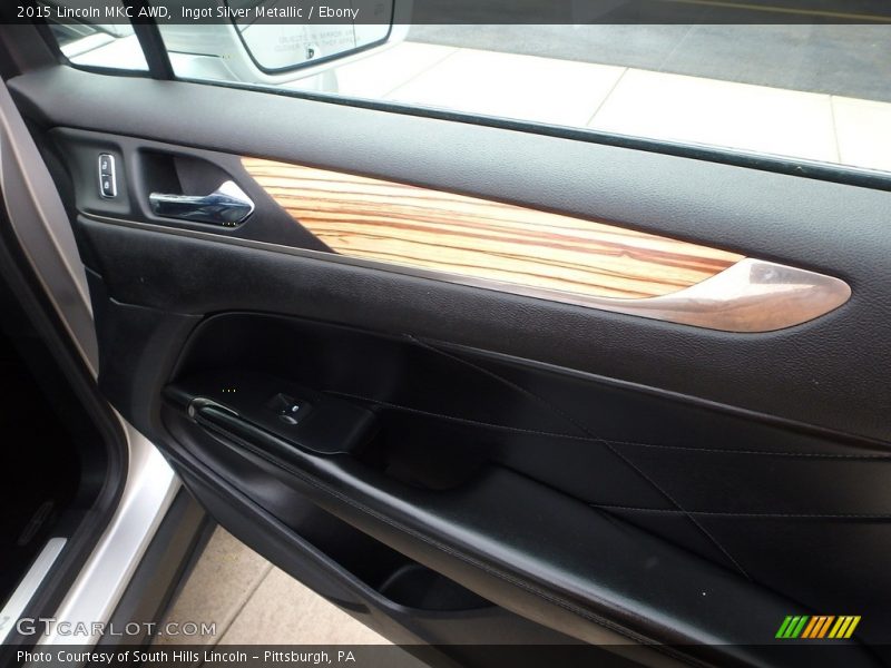 Ingot Silver Metallic / Ebony 2015 Lincoln MKC AWD