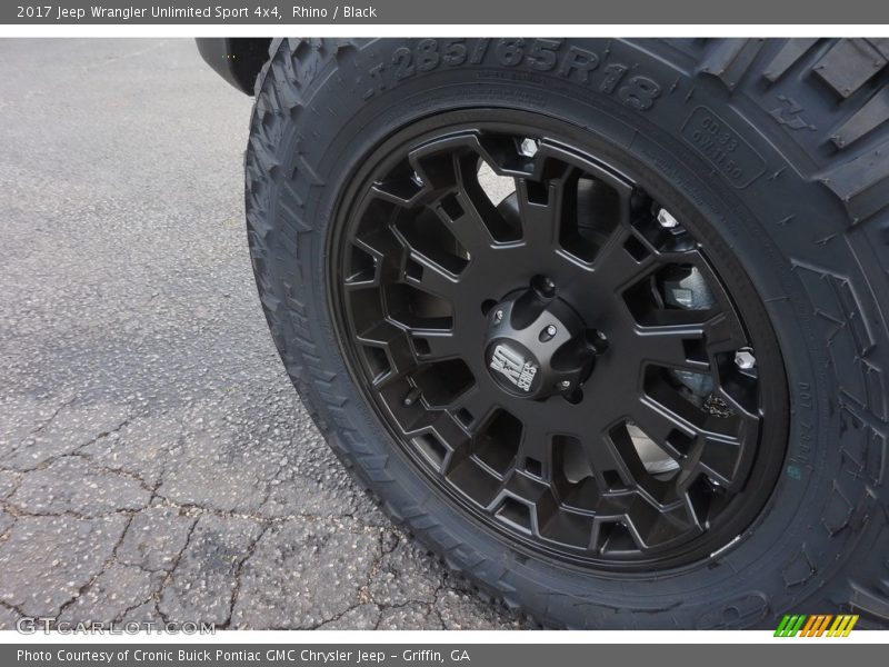 Rhino / Black 2017 Jeep Wrangler Unlimited Sport 4x4