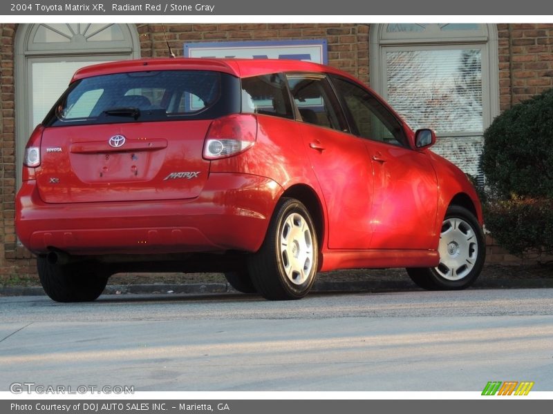 Radiant Red / Stone Gray 2004 Toyota Matrix XR