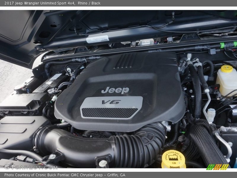 Rhino / Black 2017 Jeep Wrangler Unlimited Sport 4x4