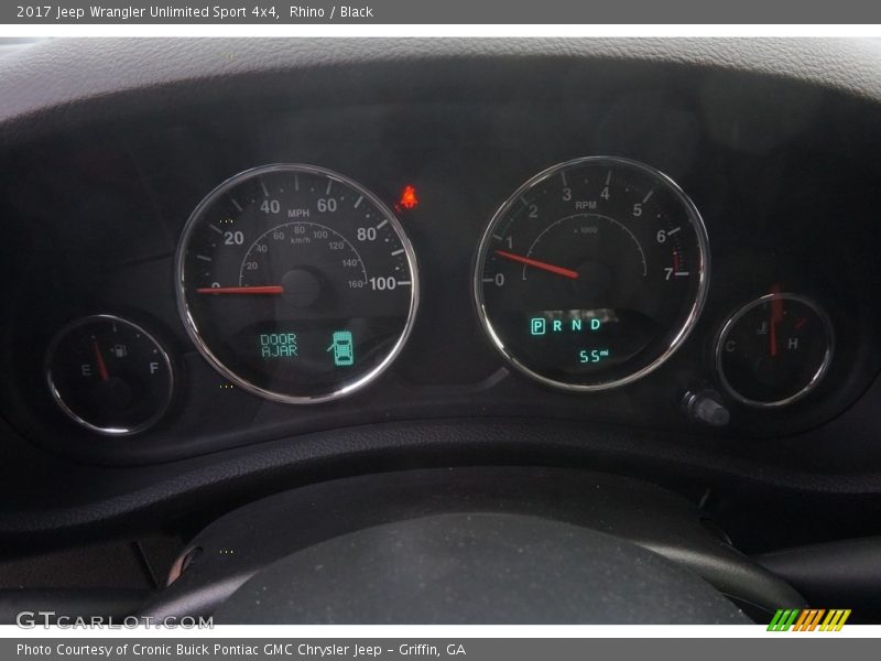 Rhino / Black 2017 Jeep Wrangler Unlimited Sport 4x4
