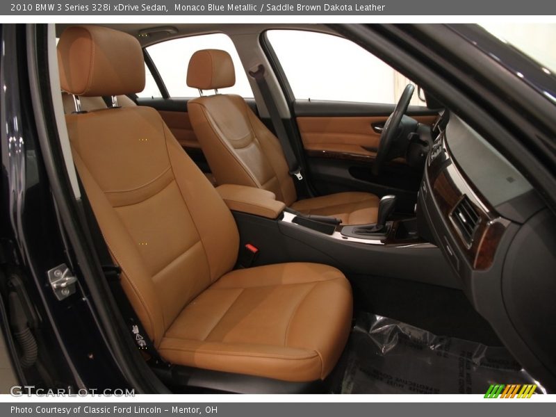 Monaco Blue Metallic / Saddle Brown Dakota Leather 2010 BMW 3 Series 328i xDrive Sedan
