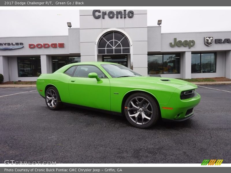 Green Go / Black 2017 Dodge Challenger R/T