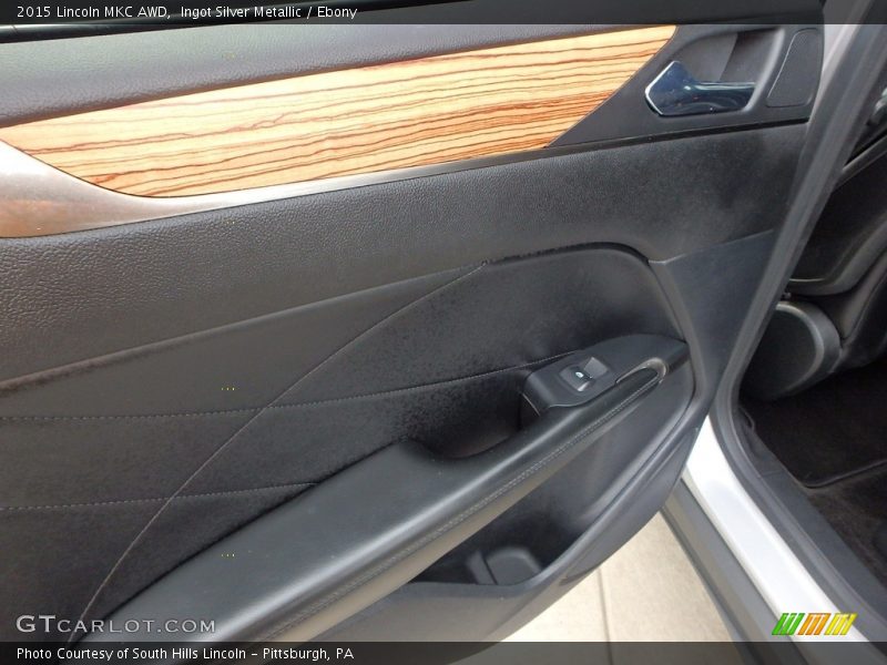 Ingot Silver Metallic / Ebony 2015 Lincoln MKC AWD