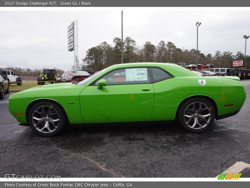 Green Go / Black 2017 Dodge Challenger R/T