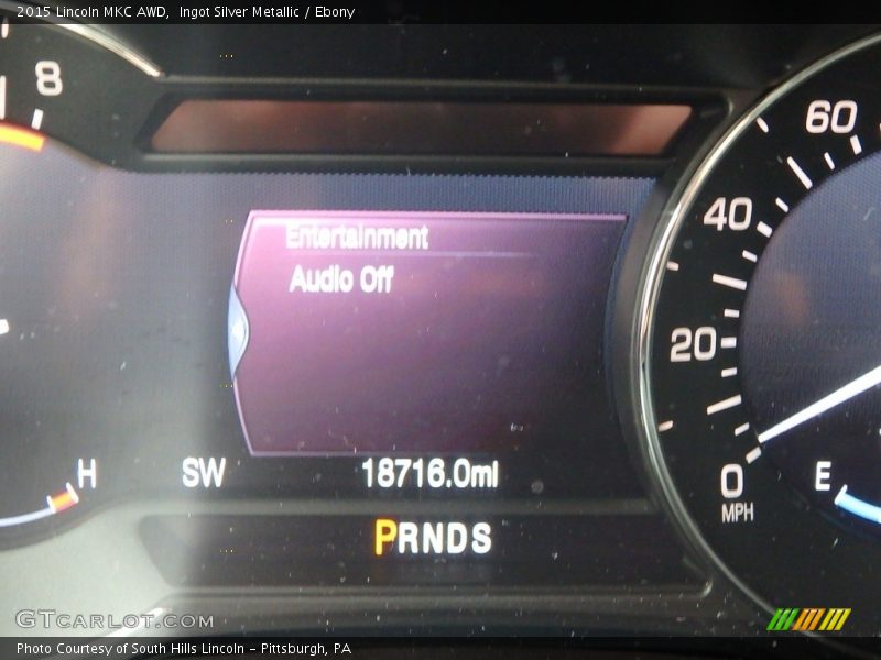 Ingot Silver Metallic / Ebony 2015 Lincoln MKC AWD