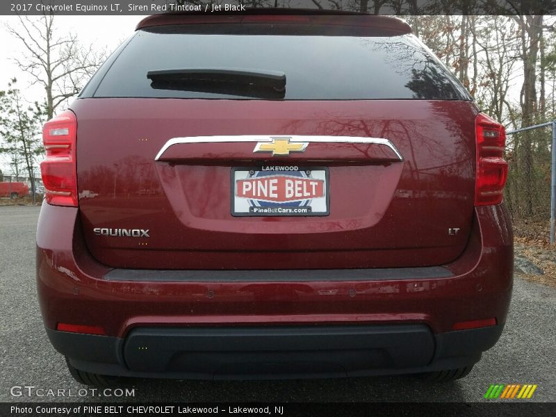 Siren Red Tintcoat / Jet Black 2017 Chevrolet Equinox LT