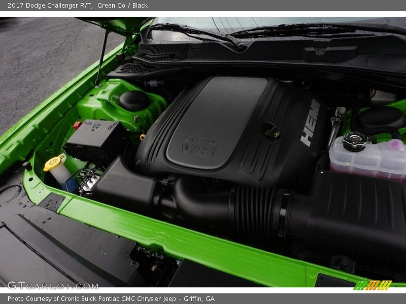 Green Go / Black 2017 Dodge Challenger R/T