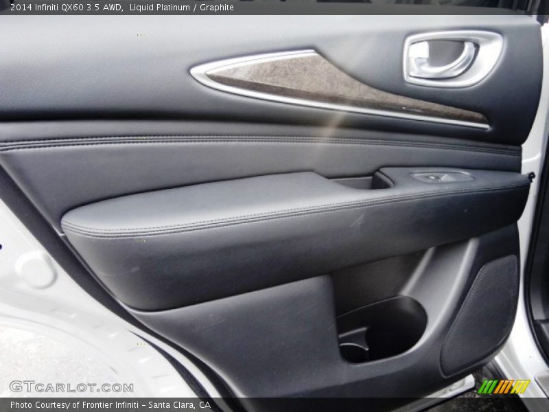 Liquid Platinum / Graphite 2014 Infiniti QX60 3.5 AWD