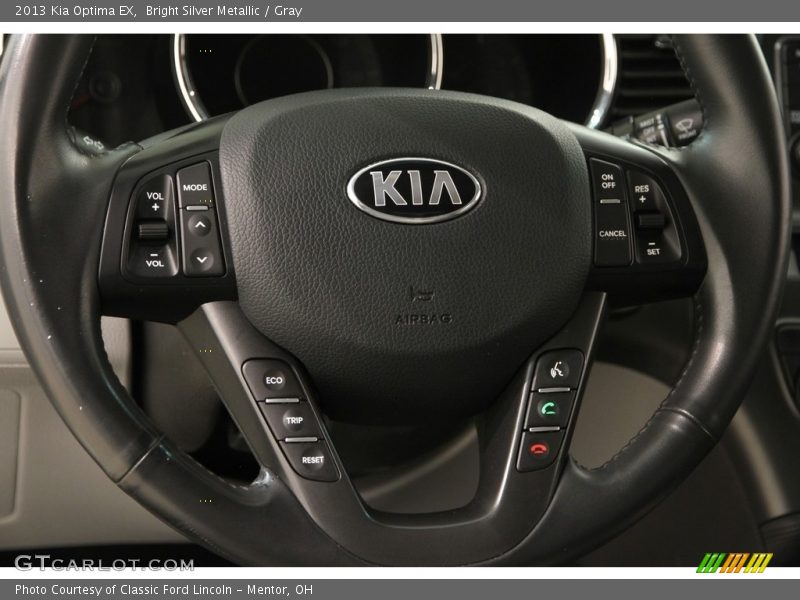 Bright Silver Metallic / Gray 2013 Kia Optima EX
