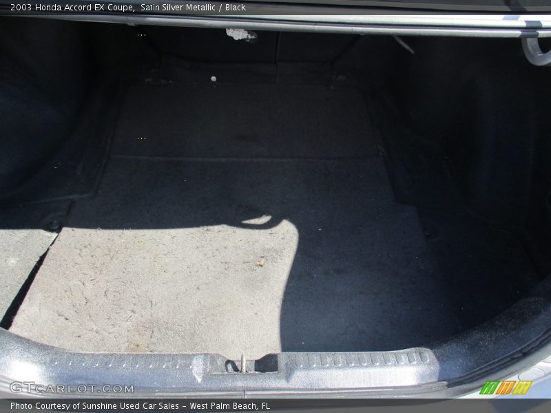 Satin Silver Metallic / Black 2003 Honda Accord EX Coupe