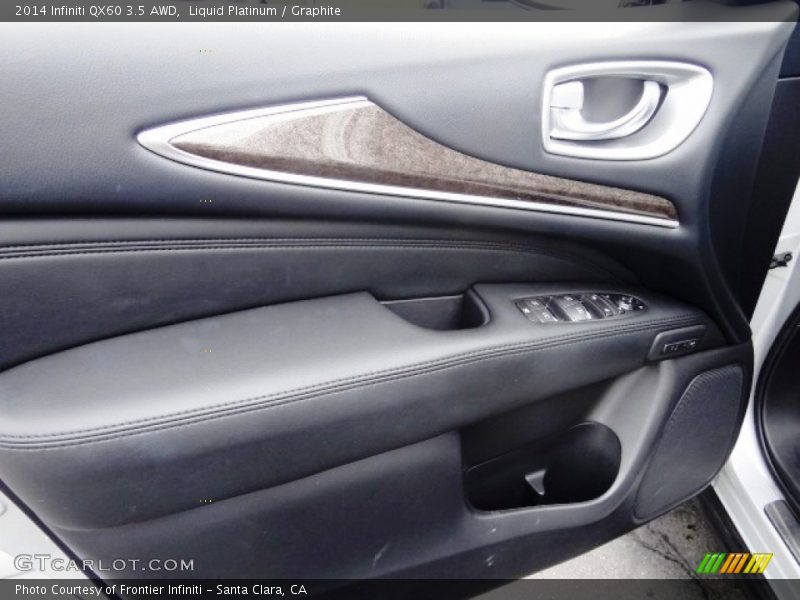 Liquid Platinum / Graphite 2014 Infiniti QX60 3.5 AWD