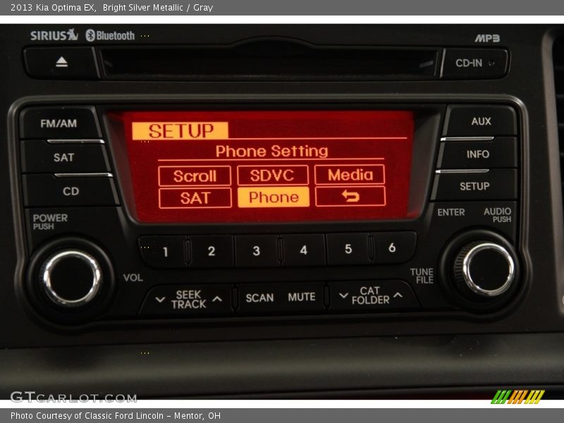 Bright Silver Metallic / Gray 2013 Kia Optima EX