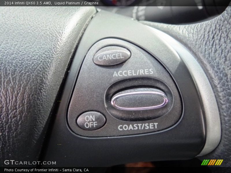 Liquid Platinum / Graphite 2014 Infiniti QX60 3.5 AWD
