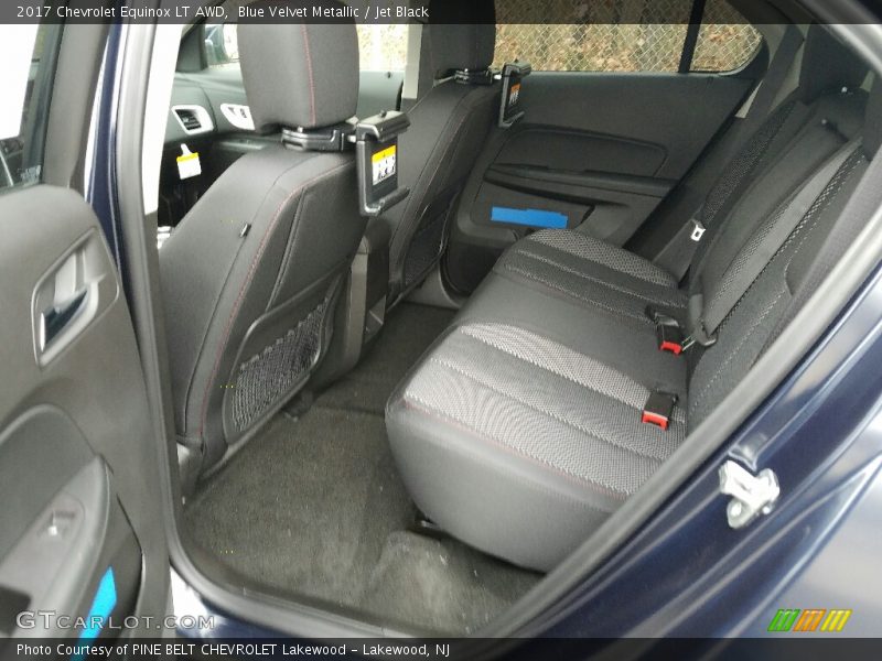 Blue Velvet Metallic / Jet Black 2017 Chevrolet Equinox LT AWD