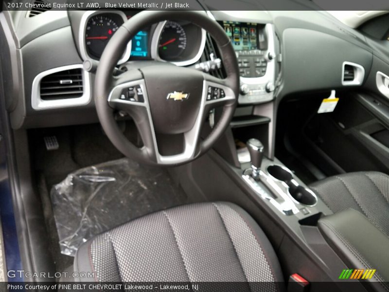 Blue Velvet Metallic / Jet Black 2017 Chevrolet Equinox LT AWD