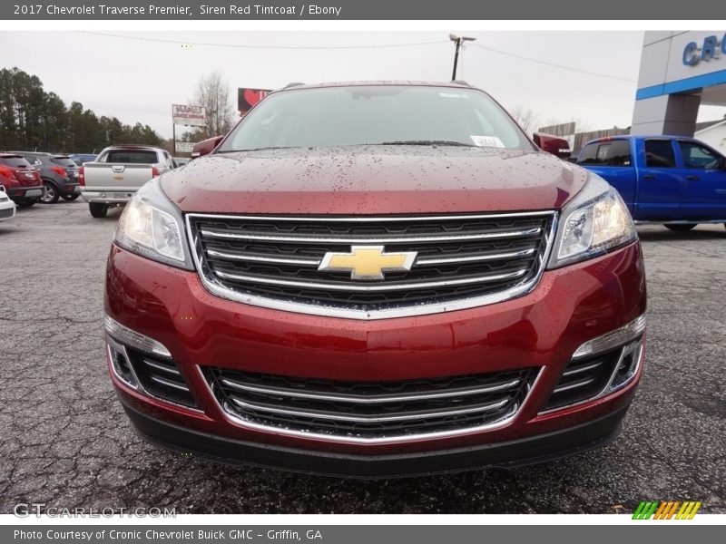 Siren Red Tintcoat / Ebony 2017 Chevrolet Traverse Premier