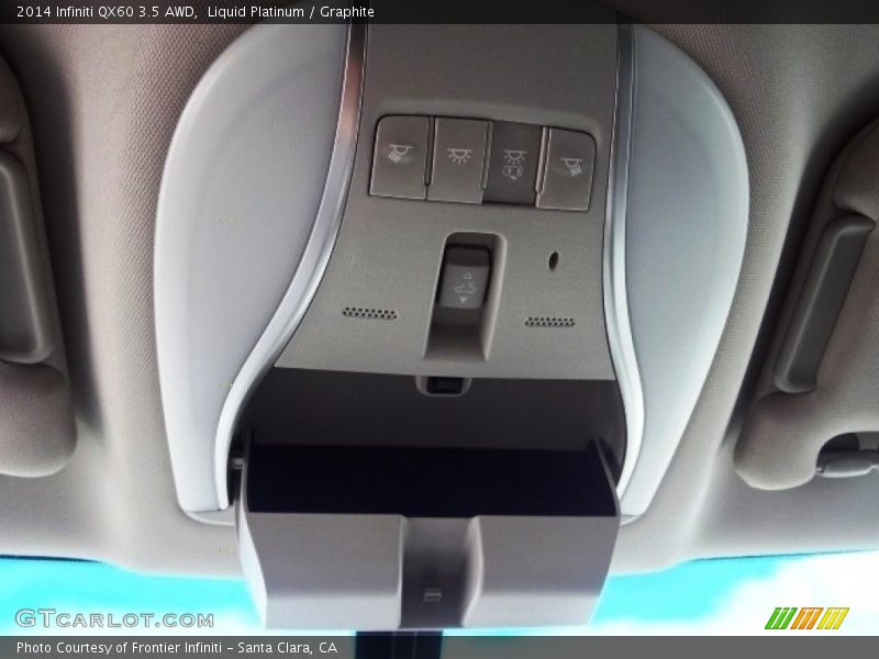 Liquid Platinum / Graphite 2014 Infiniti QX60 3.5 AWD