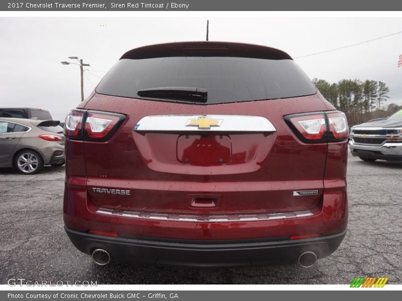 Siren Red Tintcoat / Ebony 2017 Chevrolet Traverse Premier