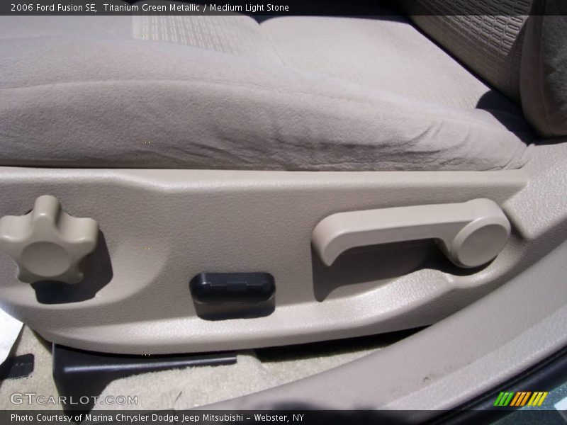 Titanium Green Metallic / Medium Light Stone 2006 Ford Fusion SE