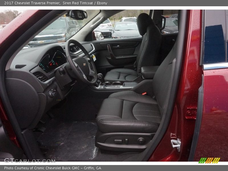 Siren Red Tintcoat / Ebony 2017 Chevrolet Traverse Premier