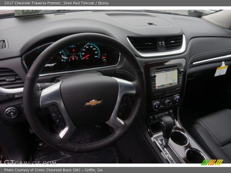 Siren Red Tintcoat / Ebony 2017 Chevrolet Traverse Premier