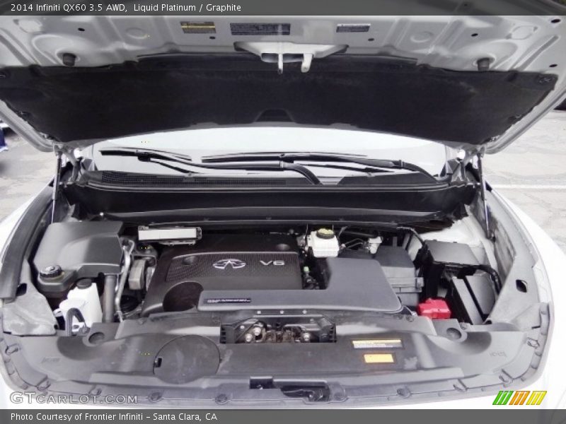 Liquid Platinum / Graphite 2014 Infiniti QX60 3.5 AWD