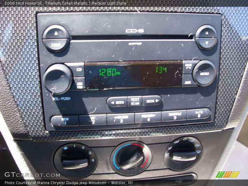 Titanium Green Metallic / Medium Light Stone 2006 Ford Fusion SE