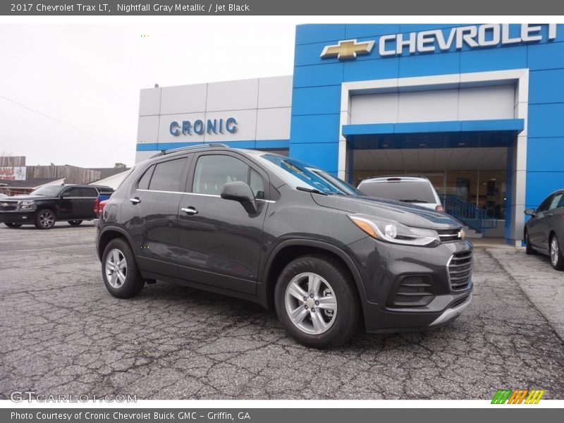 Nightfall Gray Metallic / Jet Black 2017 Chevrolet Trax LT