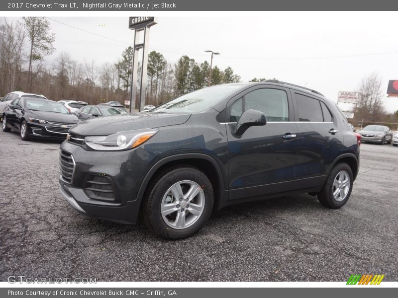 Nightfall Gray Metallic / Jet Black 2017 Chevrolet Trax LT