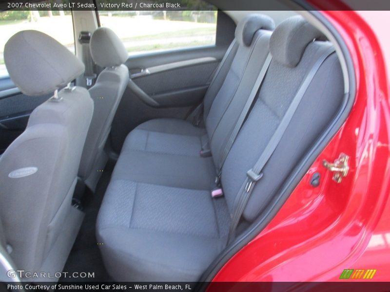 Victory Red / Charcoal Black 2007 Chevrolet Aveo LT Sedan