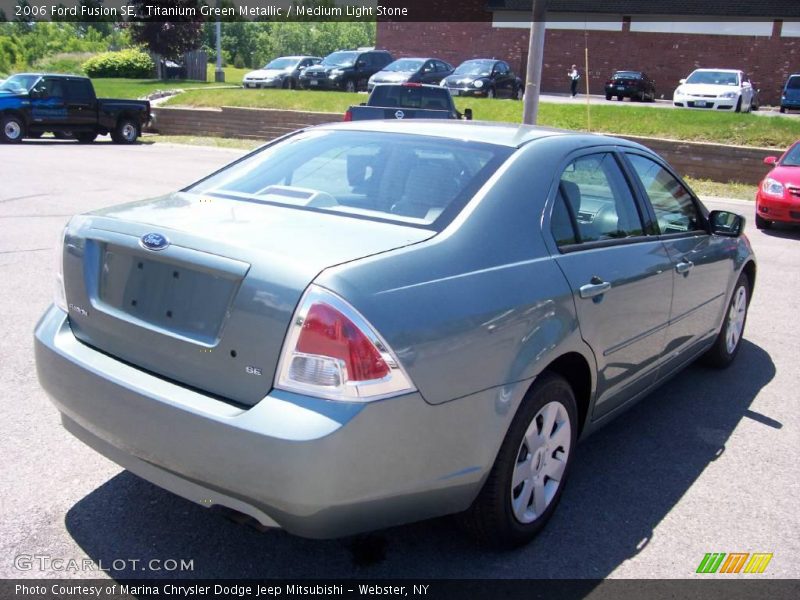 Titanium Green Metallic / Medium Light Stone 2006 Ford Fusion SE