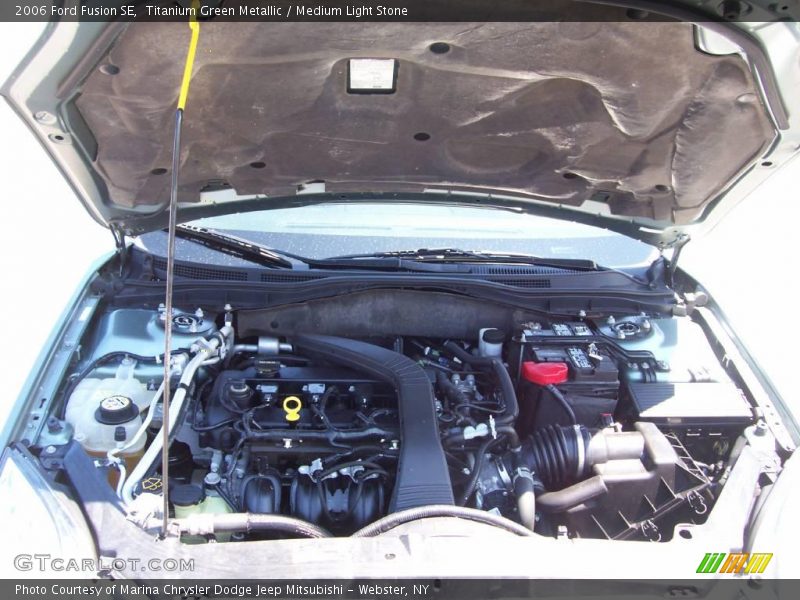 Titanium Green Metallic / Medium Light Stone 2006 Ford Fusion SE