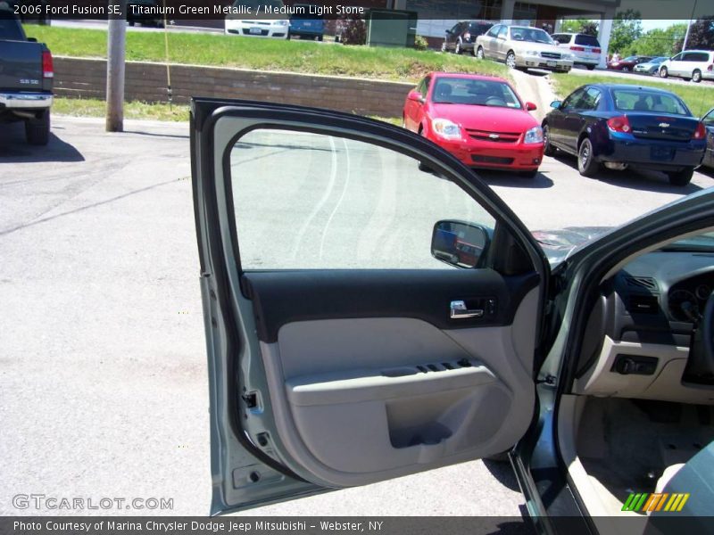 Titanium Green Metallic / Medium Light Stone 2006 Ford Fusion SE
