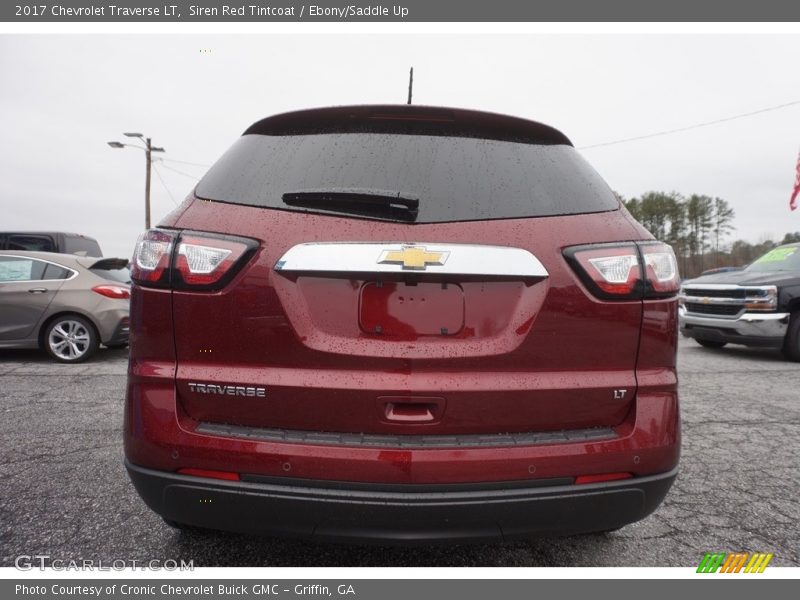 Siren Red Tintcoat / Ebony/Saddle Up 2017 Chevrolet Traverse LT
