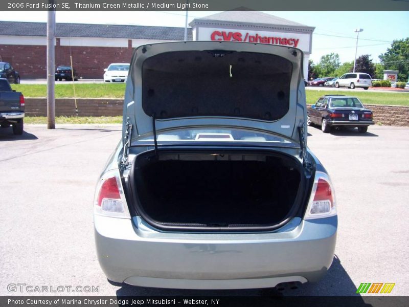 Titanium Green Metallic / Medium Light Stone 2006 Ford Fusion SE