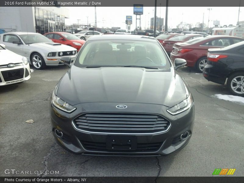 Magnetic Metallic / Dune 2016 Ford Fusion Hybrid SE