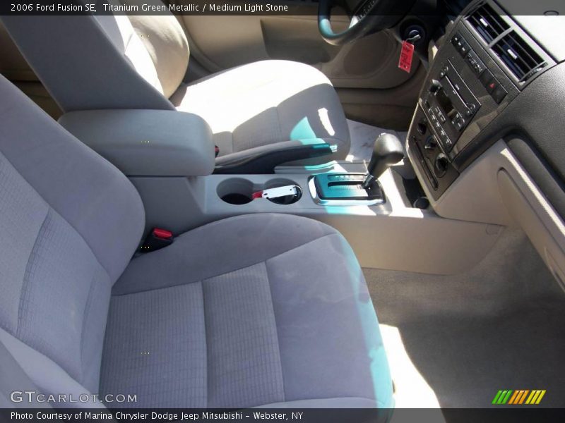 Titanium Green Metallic / Medium Light Stone 2006 Ford Fusion SE