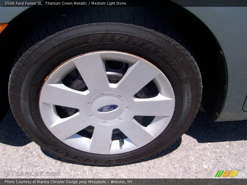 Titanium Green Metallic / Medium Light Stone 2006 Ford Fusion SE