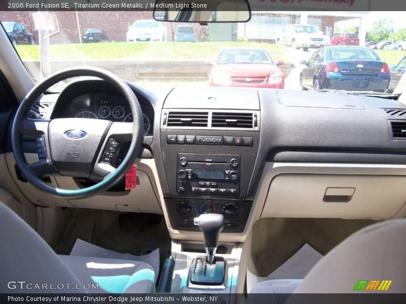 Titanium Green Metallic / Medium Light Stone 2006 Ford Fusion SE