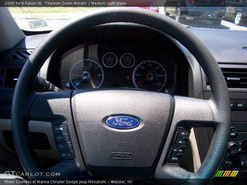 Titanium Green Metallic / Medium Light Stone 2006 Ford Fusion SE