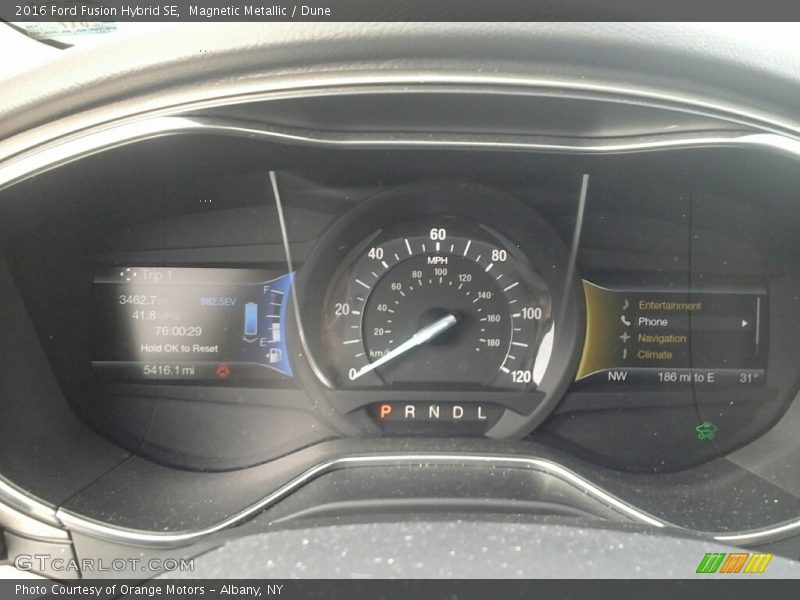 Magnetic Metallic / Dune 2016 Ford Fusion Hybrid SE